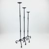 Hand Forged Iron Candelabra Set of 3 (90-100-110cm) | Candle Holder in Decorative Objects by edecrawzFC