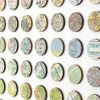 One Hundred London Map Dots Rainbow Collage | Paintings by Amelia Coward