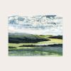 Winding River Art Print - Abstract River Landscape | Prints in Paintings by Lara Eckerman Art