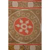 Hand Embroidered Suzani Quilt - Muted Color Pastel Uzbek Tab | Table Runner in Linens & Bedding by Vintage Pillows Store