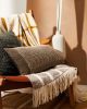 Split Grid Throw Turmeric | Linens & Bedding by MINNA