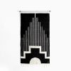 CENTRO Handwoven Tapestry, Ébano | Wall Hangings by ANDEAN. Item composed of wool & bronze compatible with contemporary and traditional style