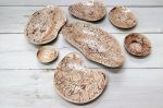 Handmade Oval Ceramic Plate Set | Serving Bowl in Serveware by YomYomceramic