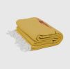 Yellow Baja Thunderbird Blanket | Linens & Bedding by Ritual Ceramics Studio