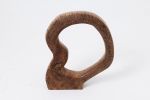 Still Stand Abstract Wood Sculpture, Chainsaw Carved, Walnut | Sculptures by Logniture