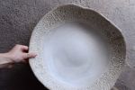 Serving platter - White Moon Goddess | Serveware by Laima Ceramics. Item made of stoneware