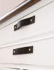 Chocolate Leather Handle [Flat End] | Pull in Hardware by Keyaiira | leather + fiber | Artist Studio in Santa Rosa. Item composed of leather