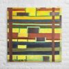 Canvas Print - City in Grids - Geometric Abstract Urban | Work by Eman's Gallery
