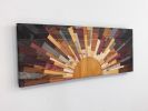 Sunrise At Night | Wall Sculpture in Wall Hangings by StainsAndGrains. Item composed of wood in contemporary or industrial style