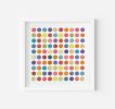 One Hundred Painted Dots Collage with Gold | Paintings by Amelia Coward