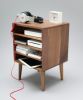 Mid-Century Scandinavian Media Center | Media Console in Storage by Manuel Barrera Habitables. Item made of walnut