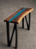 Live Edge Walnut Epoxy River Console Table | Tables by Pelican State Woodworks