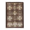 Organic Wool Floral Turkish Karapinar Tulu Rug - Shaggy Carp | Area Rug in Rugs by Vintage Pillows Store