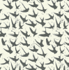 Bird By Bird, Clay | Fabric in Linens & Bedding by Philomela Textiles & Wallpaper. Item made of cotton