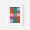Atlanta Stripe Colour Study Print | Prints in Paintings by Amelia Coward