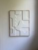 Modern Dimensional Wall Art - Abstract Geometric Sculpture - Plaster Painting - Textured Relief - Perfect Housewarming Gift | Wall Sculpture in Wall Hangings by Vaiva Art Atelier
