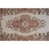 Vintage Hand Knotted Turkish Oushak Rug 5.8 x 9.1 | Area Rug in Rugs by Vintage Pillows Store. Item composed of cotton