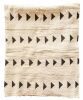 White Black Mud Cloth Fabric | Throw in Linens & Bedding by Reflektion Design