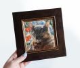 Cat pet portrait painting original, Custom cat painting | Oil And Acrylic Painting in Paintings by Natart. Item made of canvas with synthetic