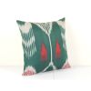 Uzbek ikat fabric designer ikat pillow SilkWay ikats living | Cushion in Pillows by Vintage Pillows Store