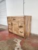 MODEL 1091 - Custom Single Sink Vanity | Countertop in Furniture by Limitless Woodworking. Item composed of maple wood compatible with mid century modern and contemporary style