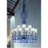 Alan Mizrahi IQ2098 Blue Swarovski | Chandeliers by Alan Mizrahi Lighting Design