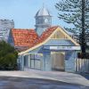 Bulimba Ferry | Oil And Acrylic Painting in Paintings by Meredith H. Item made of canvas works with contemporary & country & farmhouse style