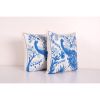 Vintage Folk Art Pictorial Peacock Suzani Pillow Case From U | Cushion in Pillows by Vintage Pillows Store
