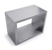 Piero Lamp Table stainless steel | Side Table in Tables by Greg Sheres. Item composed of steel