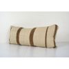Extra Long Hippie Bedding Kilim Pillow Cover, Wool Farmhouse | Cushion in Pillows by Vintage Pillows Store