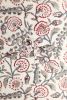Crimson Bloom Block Print Pillow | Pillows by Ninéh