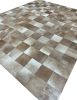 Charming Handmade Area Rug. Sand Beige Leather | 8 X 10 Ft | Rugs by KAYMANTA | Luxury Rug Makers
