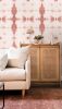 Tiger Eye Wallpaper in Dusty Rose | Wall Treatments by Eso Studio Wallpaper & Textiles. Item composed of paper compatible with boho and eclectic & maximalism style