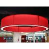 Alan Mizrahi AM1848R Muse Round Shade Fabric Lamp | Chandeliers by Alan Mizrahi Lighting Design
