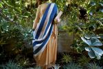 Sunbrella® Woven Fabric Cabana Stripe, Midnight | Linens & Bedding by Philomela Textiles & Wallpaper. Item composed of fabric