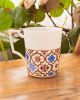 Royal Art Bone China Mug: Hand-Painted with Genuine 3K Gold | Drinkware by Artisan Homeware | The Section Cafe in Tambon Kho Hong. Item composed of ceramic