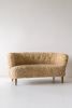 Vintage Danish Curved Loveseat Sofa | Love Seat in Couches & Sofas by District Loom