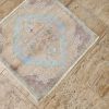 Square Faded Turkish Rug 2'4'' X 2'6'' | Area Rug in Rugs by Vintage Pillows Store