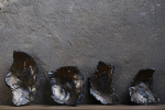Wabi-sabi bronze rock bowl | Dinnerware by Laima Ceramics. Item composed of stoneware