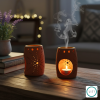 Pova Tealight Holder (Pack of 2) | Candle Holder in Decorative Objects by Lit Lamps - Sustainable Mindful Lighting. Item in contemporary or coastal style
