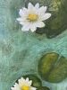 Flowers From The Shore | Mixed Media in Paintings by Susan Wallis. Item compatible with contemporary and modern style