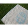 Vintage 1960s Anatolian Geometric Distressed Kars Wool | Area Rug in Rugs by Vintage Pillows Store. Item made of cotton with fiber