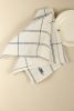 Navy Plaid Block Print Napkins, Set of 4 | Linens & Bedding by Ninéh