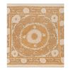 Vintage Cotton Embroidery Suzani Wall Decor, Central Asian S | Tablecloth in Linens & Bedding by Vintage Pillows Store