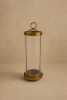 Orbit Hurricane Candle Holder — Antique Brass Finish | Decorative Objects by Raíz Studio