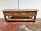 Model #1052 - Custom Console Table | Tables by Limitless Woodworking. Item composed of maple wood compatible with mid century modern and contemporary style