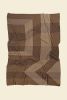 Geometric Blanket in Ochre | Linens & Bedding by BOI. Item composed of cotton compatible with contemporary style