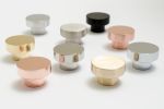 Dot 30 Brushed Brass Knob | Hardware by Windborne Studios. Item made of brass
