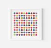One Hundred Splash Dots Painting, Lavender | Collage in Paintings by Amelia Coward