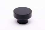 Dot 30 Black Aluminum Knob | Hardware by Windborne Studios. Item composed of aluminum